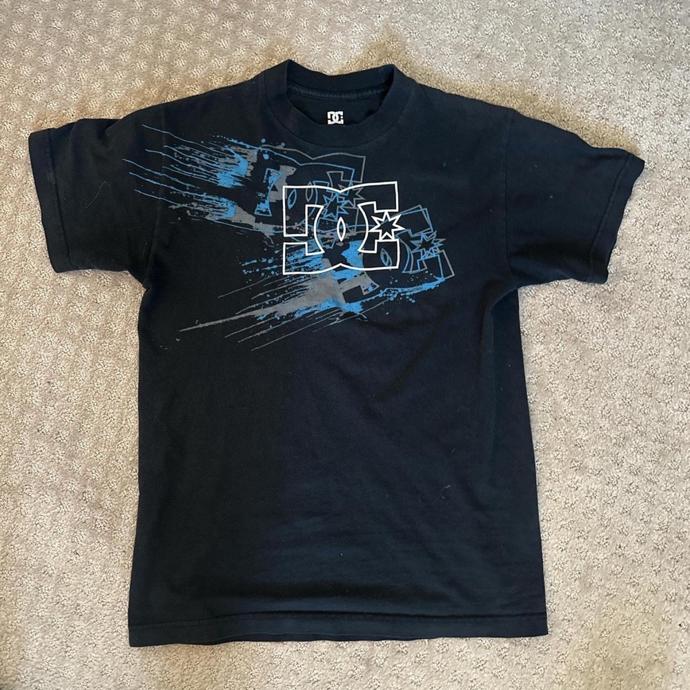 Black And Blue y2k Men’s DC Shoes Shirt